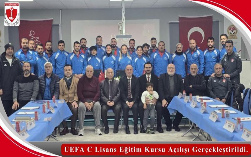 UEFA C Lisans Eğitim Kursu Açılışı Gerçekleştirildi